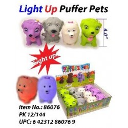 LIGHT UP PUFFER PETS
