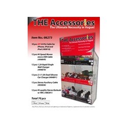 70 pce cell phone accesory set (with stand) certified