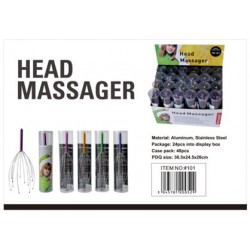Head massager (aluminum/ stainless steel)