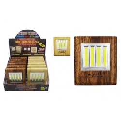Cob Trouble Light, 4 light strips with dimmer (Wood)