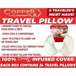 Copper travel pillow